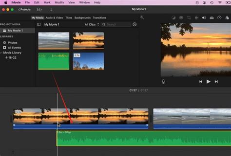 how to add music in imovie and what is the best way to synchronize music with video clips